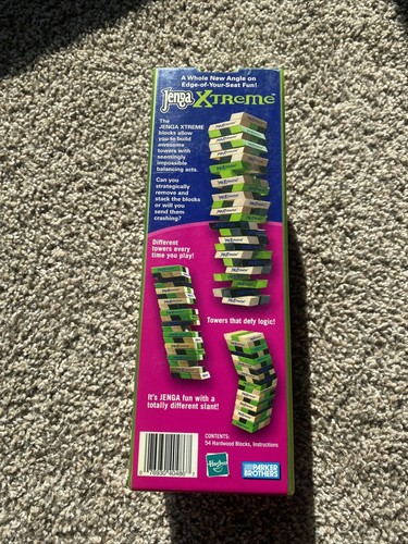 Jenga Extreme Xtreme Parker Brothers Block Stacking Family Game 12 And Up - 第 3/4 張圖片