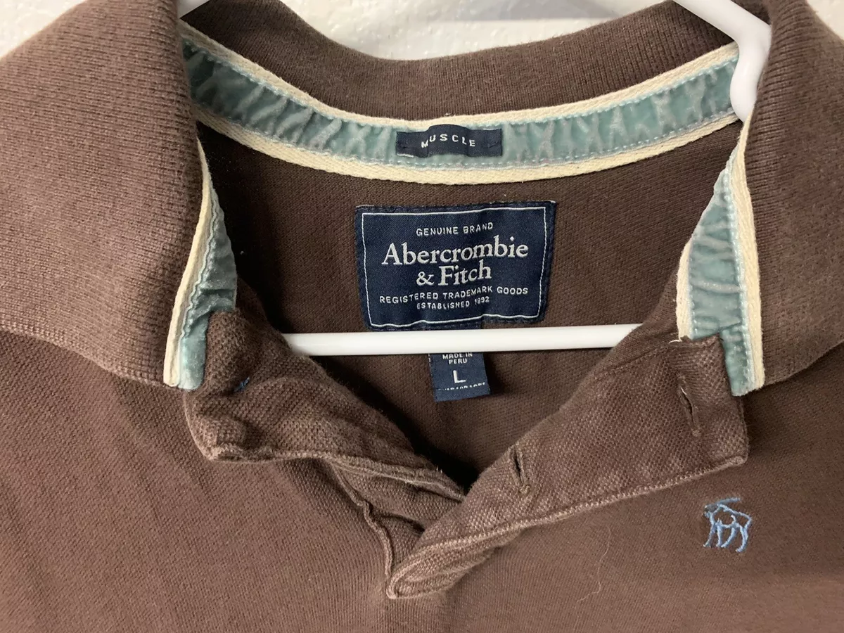 Abercrombie muscle fit polo cheap
