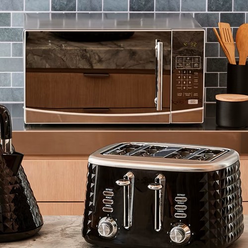34L Microwave Oven 1500W 10 Power Levels 6 Multi Cooking Settings LED Display - Picture 4 of 4
