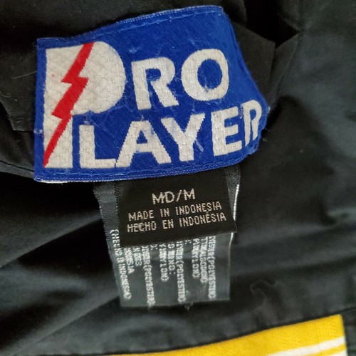 Pittsburgh Steelers Vintage Jacket Size M Pro Player Reversible Hooded Coat - Picture 12 of 12