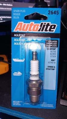 1 Autolite 2645 Marine Spark Plug boat motor