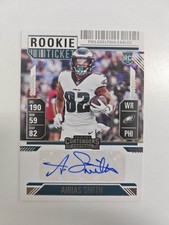 2024 Panini Contenders Ainias Smith Auto RC Ticket #191