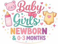 BABY GIRLS CLOTHES CLOTHING - NEWBORN & 0-3 MONTHS - MAKE / BUILD A BUNDLE