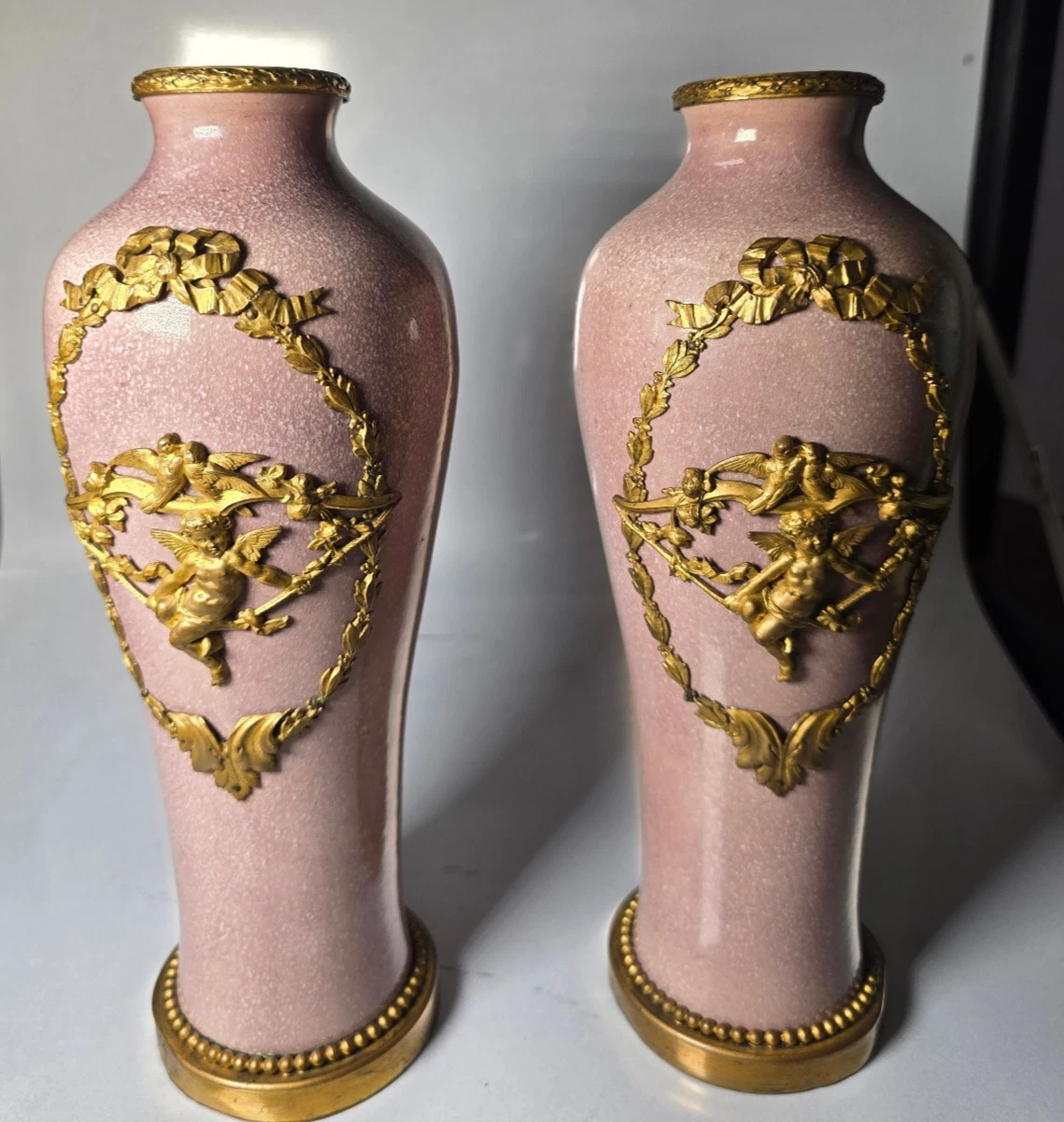 antique porcelain vases pair products for sale | eBay