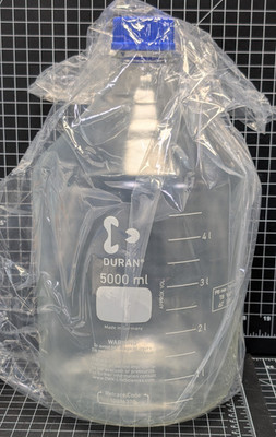 DURAN 5000ml Protect+ Media Storage Bottle Safety Coated Glass GL45 218057381