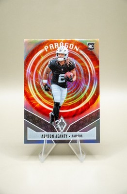 2025 Panini Phoenix Ashton Jeanty PARAGON SILVER PRIZM RC #10 Raiders Rookie