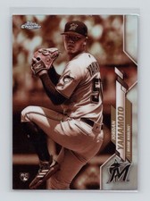 2020 Topps Chrome Sepia Refractor #82 Jordan Yamamoto (RC) - Miami Marlins (Q)