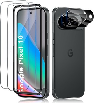 2X Schutzglas ( Display + Kamera ) für Google Pixel 10 Hartglas Full Screen