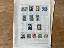 Job lot Ceylon Sri Lanka stamp pages  uk only B5182