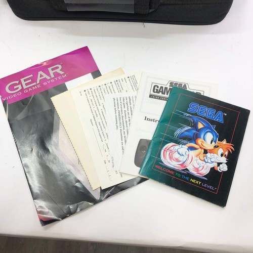 Consola de Videojuegos Portátil Sega Game Gear Negra con Caja Original, Estuche y Juegos - Imagen 16 de 24