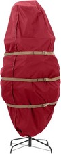 Upright Christmas Tree Cover 30W x 58H Elite Red Polyester Storage Bag Dust
