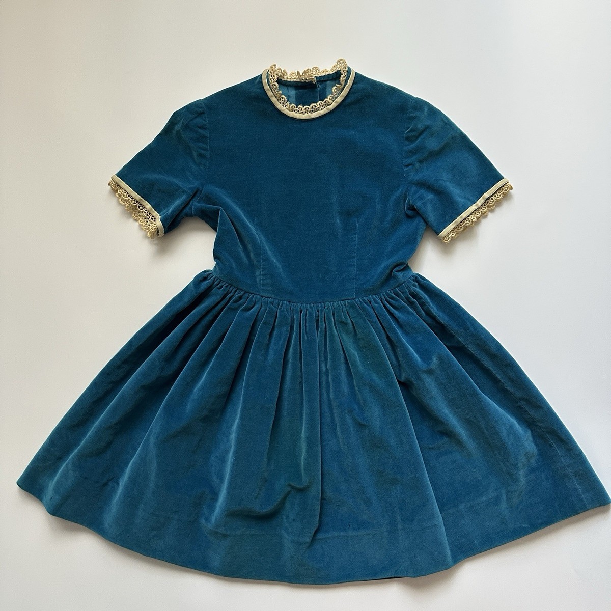 blue christmas dress girls Kitsune Skater Dress main image 1