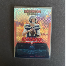 Panini 2025 Rookies & Stars Airborne Prizm Sam Darnold #19 Seahawks Card