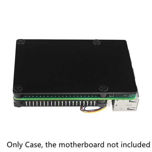 Aluminum Alloy Protective Case Housing w/ Cooling Fan For Raspberry Pi 5 - Afbeelding 6 van 11