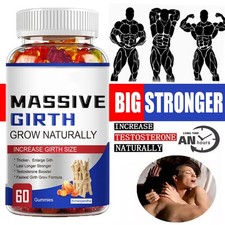 Male Enhancement Gummies Booster  Thicker Last Longer Stronger Bigger 60 Gummy