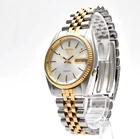 RARE! [N MINT] Vintage Seiko 5 7009-3110 AT Gold White Dial Men's Watch JAPAN
