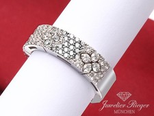 Roberto Coin Ring Love in Verona Weissgold 750 Diamanten Brillanten Gr 54 Gold
