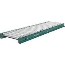 Global Industrial 5'L x 24"W Heavy Duty Gravity Roller Conveyor 4-1/2" Roller