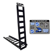 Matrix Concepts A8 8 ft Aluminum Ramp /Mass Depot Sticker Pack - Black