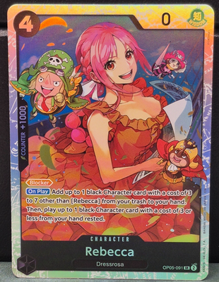 Rebecca PRB-02 OP05-091 Super Rare The Best Vol 2 One Piece Near
