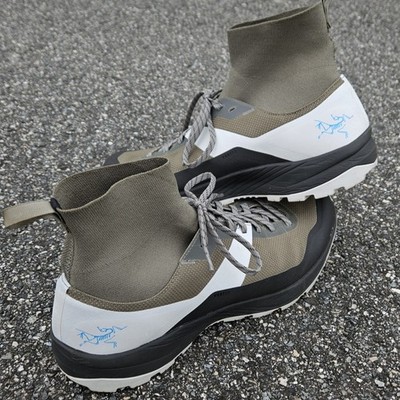 Arc'teryx Vertex Speed High Trail Runner Hiking Shoes Vibram US 12