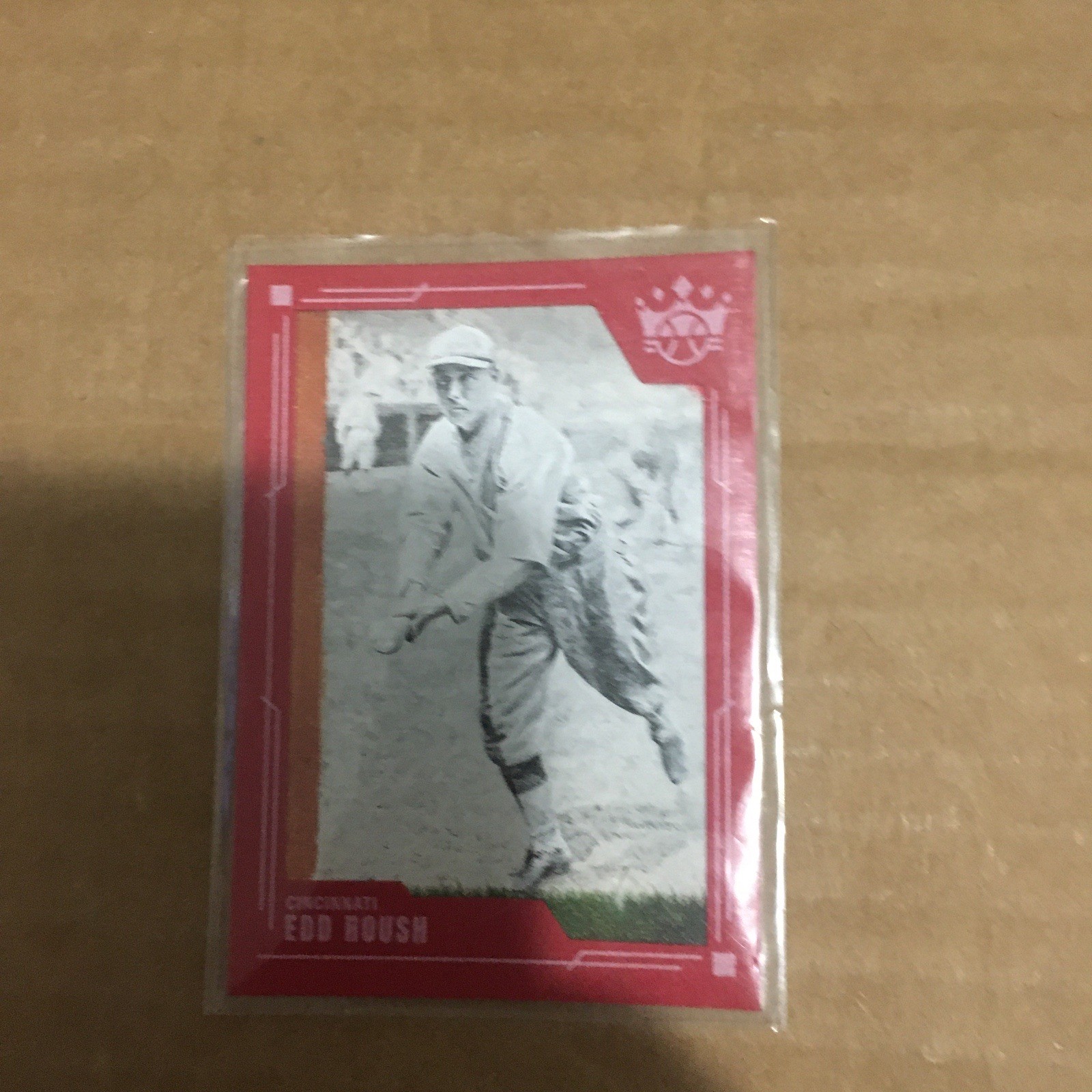 2022 Panini Diamond Kings - Edd Roush #17 Red Frame