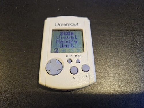 Official Sega Dreamcast White VMU Visual Memory Unit HKT-7000