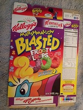 Y2K Kelloggs EMPTY Froot Loops Cereal Box, Ma...