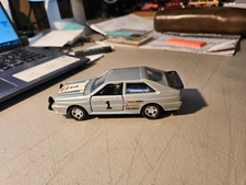 VTG 1982 LESNEY MATCHBOX SUPER KINGS K-95 AUDI QUATTRO RALLY CAR SILVER #1 LOOSE