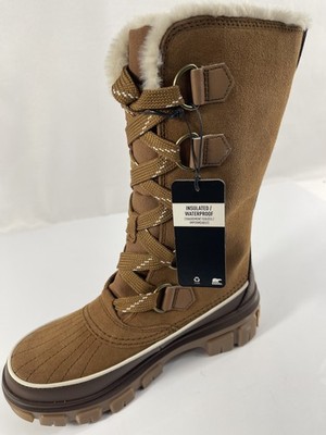 Sorel Boots Womens Size 6.5 Brown Tivoli IV Tall WP Waterproof Insulated Winter