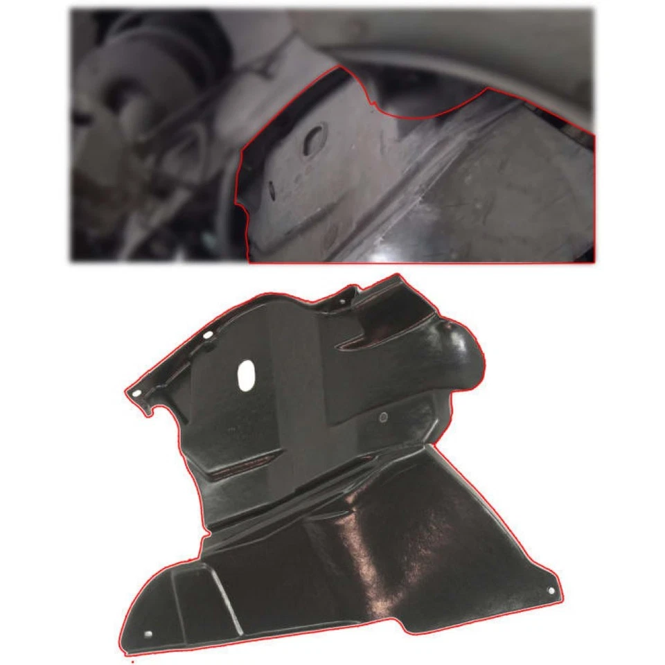 For Chrysler PT Cruiser Front Engine Splash Shield 2001-2005 Lower Passenger Foto 2 de 4