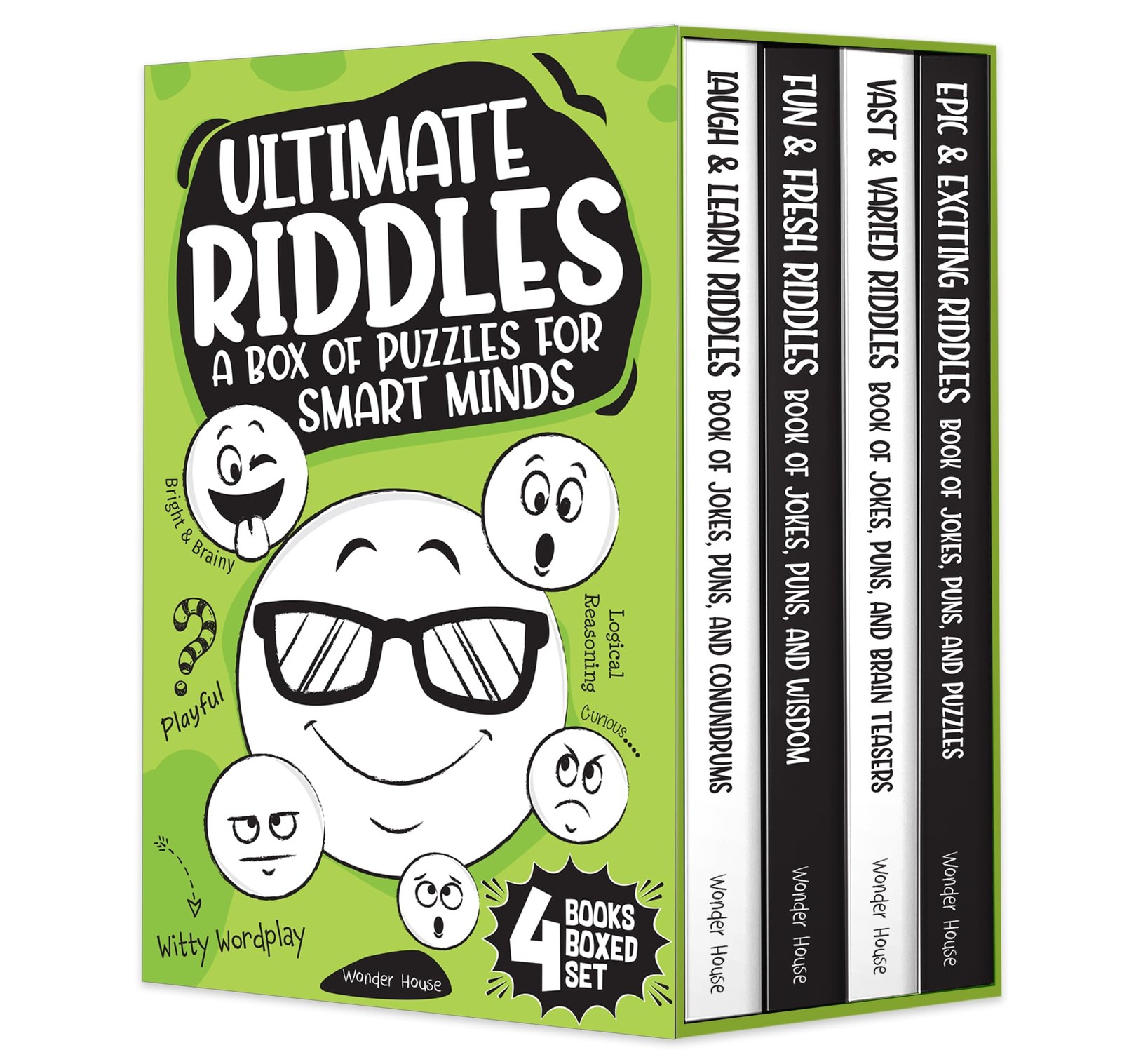 Ultimate Riddles : A Box Of Puzzles For Smart Minds Wonder House Books - Image 4