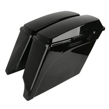 5 Extended Hard Saddlebags for Harley Touring Road King Street Glide 1993 2013