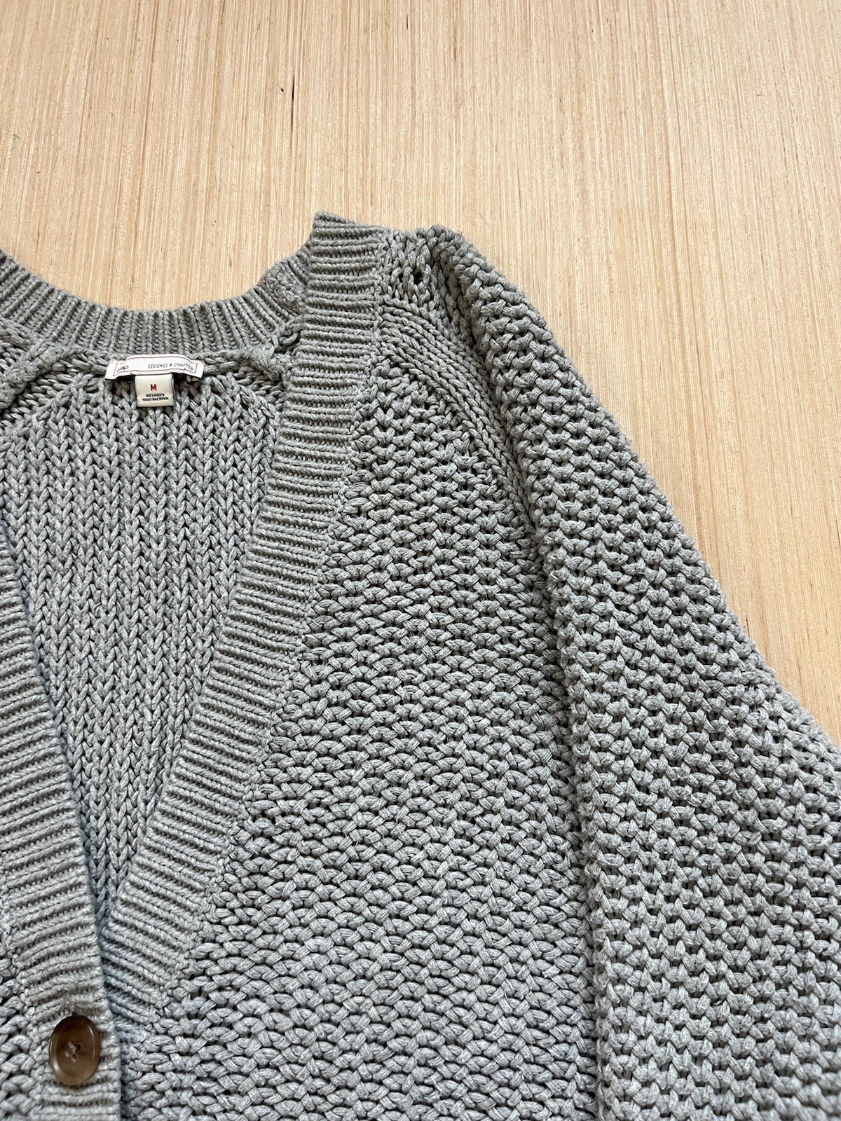 Gap Ribbed Knit V-Neck Button Front Cardigan Swea… - image 7