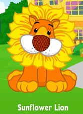 Webkinz Classic Sunflower Lion - hm962 - Virtual Adoption Code Only