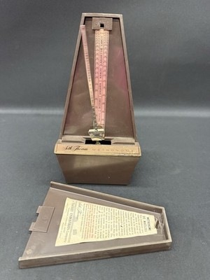 Vintage Seth Thomas Metronome Conductor # E500-000 Mid Century Wind Up