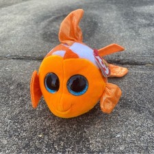 Beanie Babies Orange Fish Sami Plush Toy