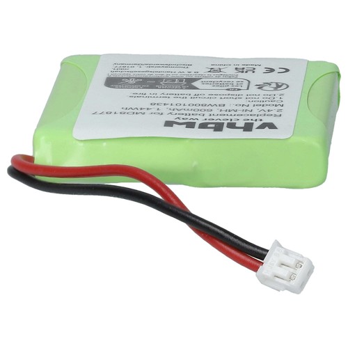 Akku für teXet TX-D7400 TX-D7750 TX-D740 600mAh 2,4V - Zdjęcie 9 z 9