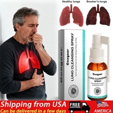 Natural Spray for Lung and Respiratory Support Herbal Cleansing Spray 1-5 PACK