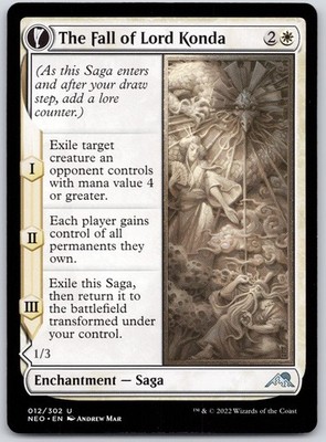 The Fall of Lord Konda (12) - NEO: Kamigawa: Neon Dynasty NM