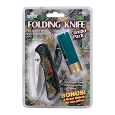 River's Edge Products Knife Combo - Shotshell and Camo Lockblade Knives