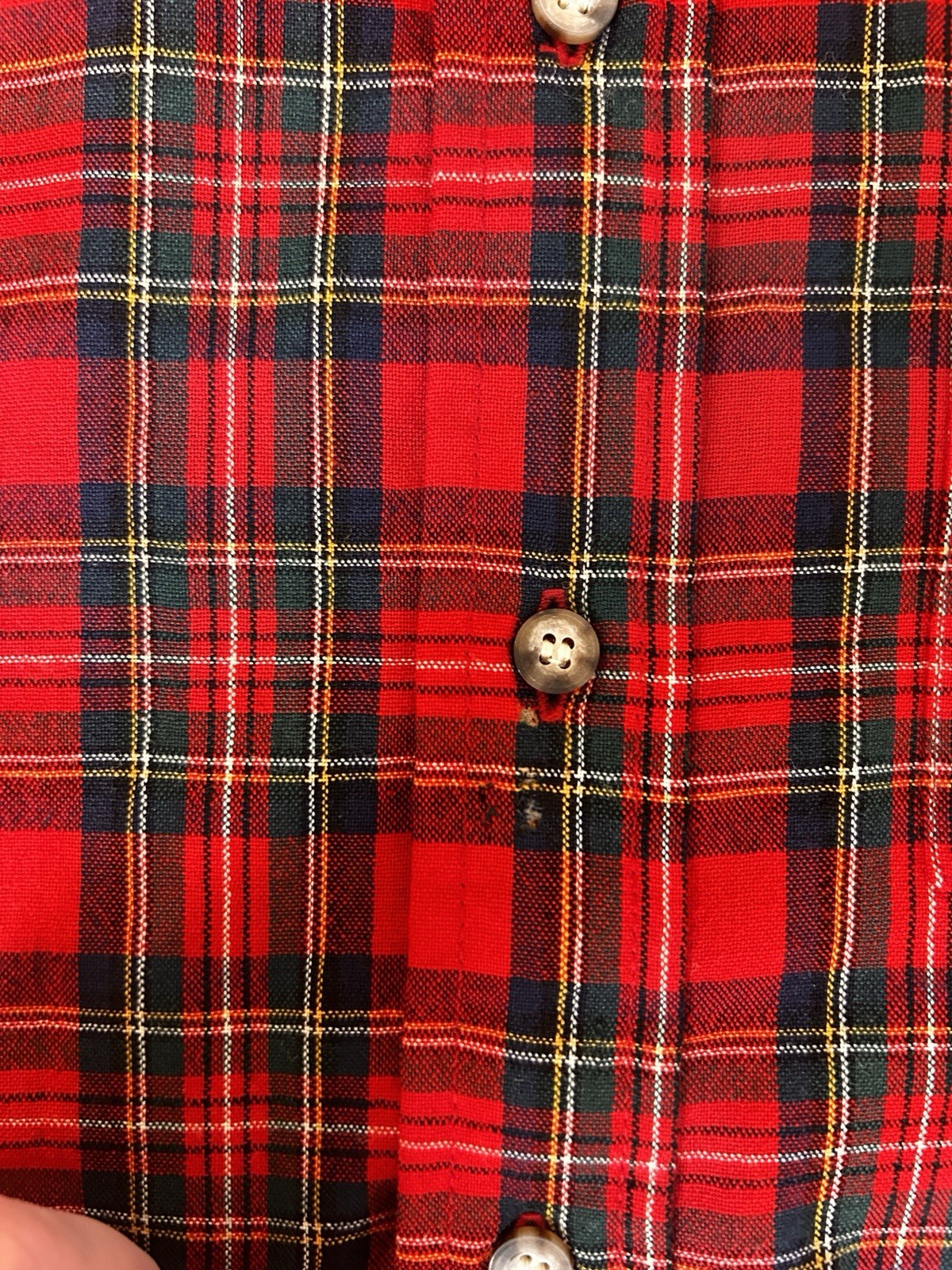 70s Pendleton Sir Pendleton Wool Plaid Button-Dow… - image 7