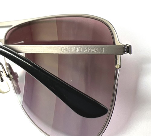 Gafas de sol de aviador Giorgio Armani AR 6007 3031/8H plateadas mate - ligeras - Imagen 7 de 11