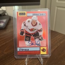 2022-23 O-Pee-Chee Platinum Retro Red Auto Tim Stutzle #R-33