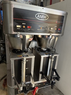 Grindmaster P-400E Dual funnel coffee brewer  machine Tested