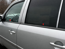 2003-2008 Honda Pilot 4pc Carbon Window Sill Trim Accent Matte Black Overlay 2003-2008 Honda Pilot 4pc Carbon Window Sill Trim Accent Matte Black Overlay
