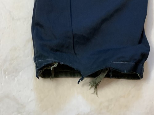 Vintage 1990s MacGear Herren Wide Leg Olive Green Reversible To Blue Distressed - Bild 10 von 14
