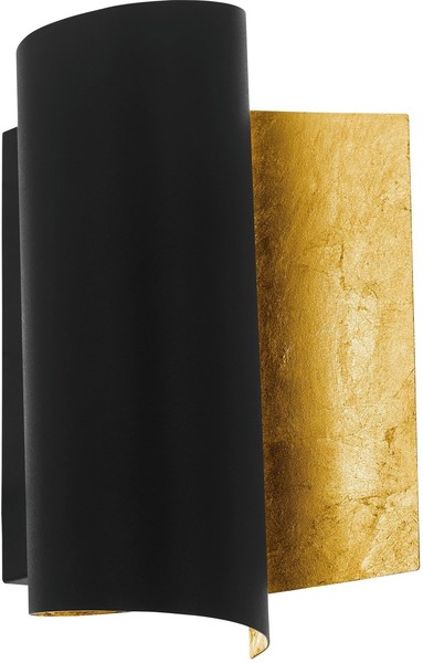 Schwarz Gold Glamour Moderne Wandleuchte Leuchter Flurlampe IP20-image