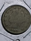 1903 U.S.A. Liberty Head V Nickel 5 Cents Coin  — photo 1