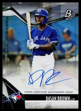 2021 Bowman Platinum #TOP-99 Dasan Brown Prospect Autograph